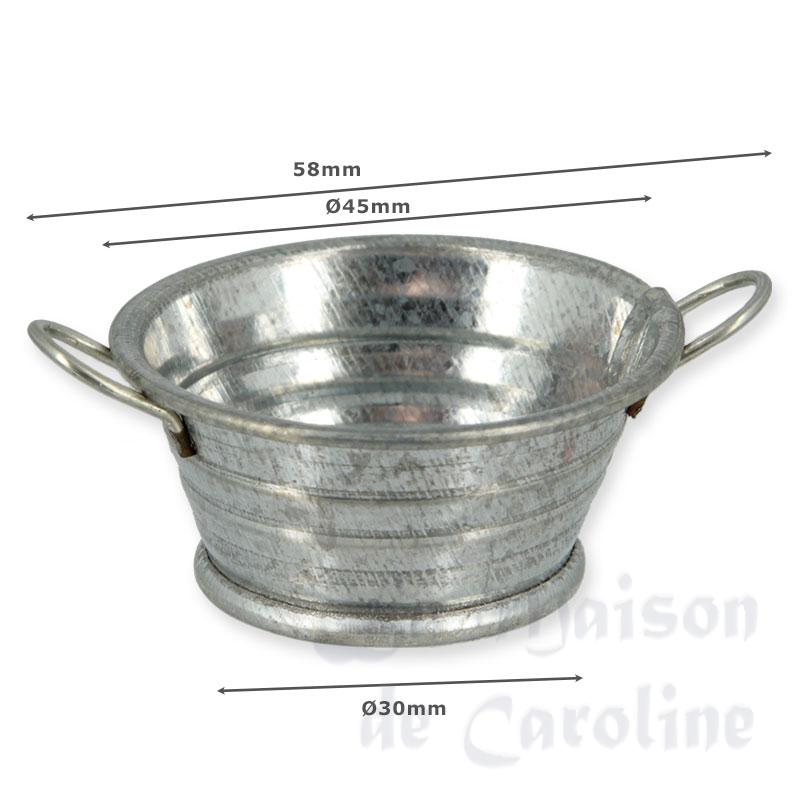 round zinc bassin miniature 1:12 Bilder 2