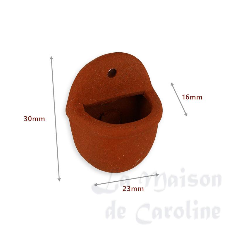 wall pottery vase miniature 1:12 Bilder 1