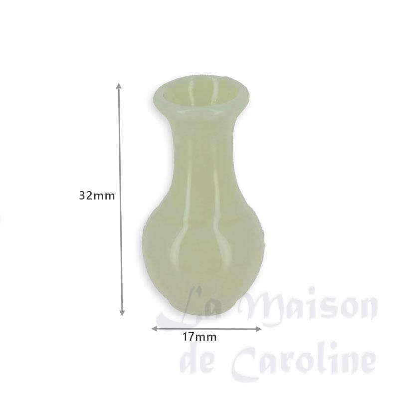 vase white miniature 1:12 Bilder 1