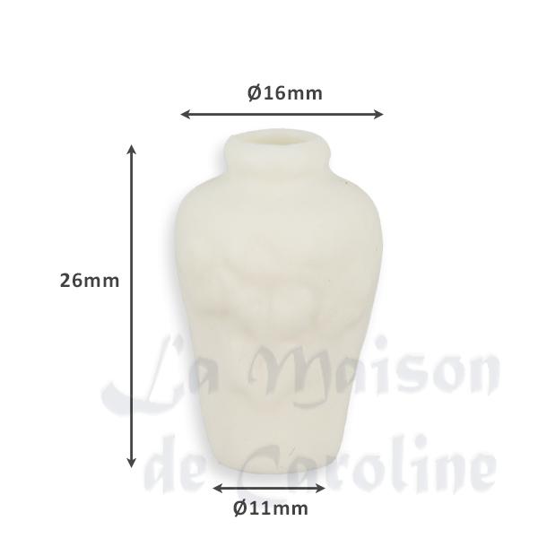 white vase 1:12 photo 2 white vase 1:12 photo 2