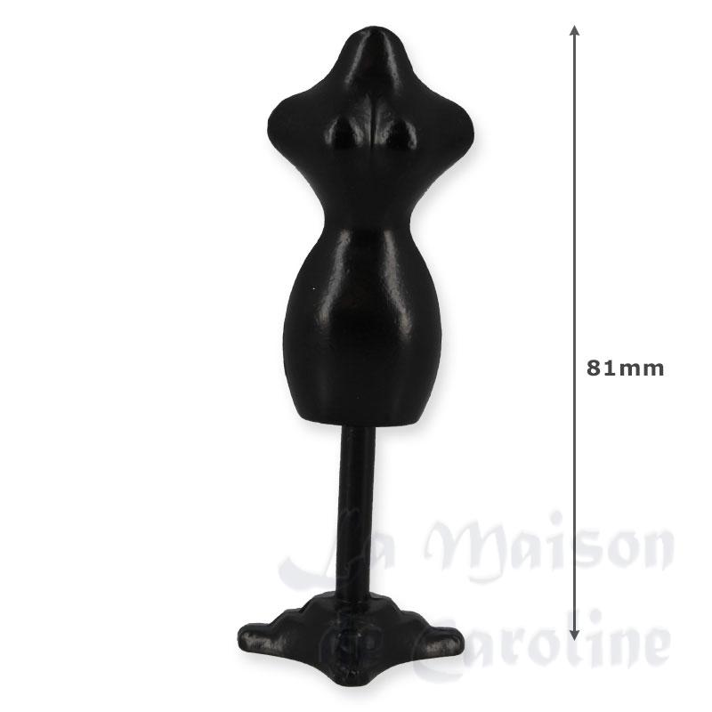 mannequin black metal miniature 1:12 Bilder 1