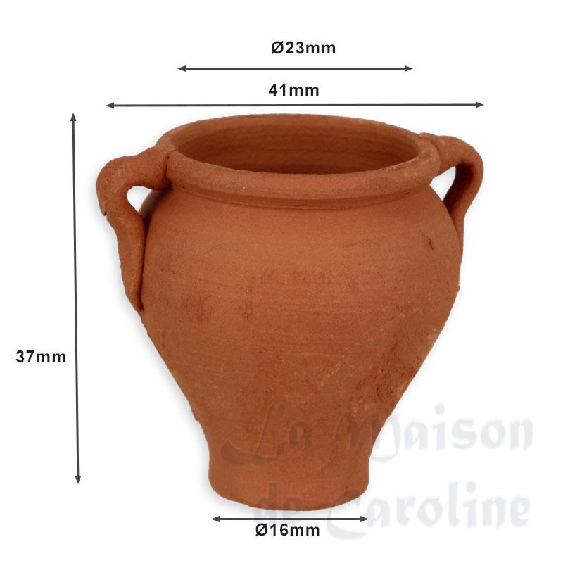 tonvase 4cm miniature 1:12 Bilder 1
