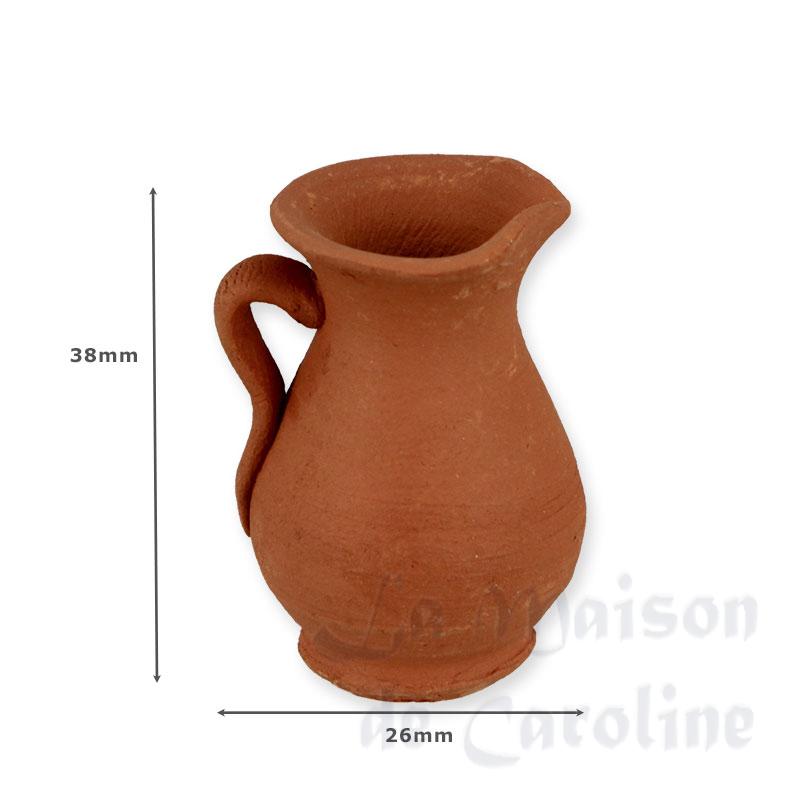 high terracotta pitcher miniature 1:12 Bilder 1