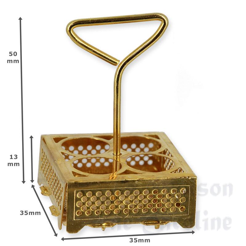 brass bottle bar miniature 1:12 Bilder 1