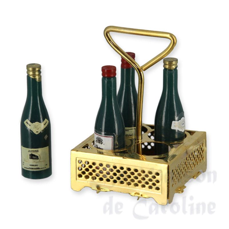 brass bottle bar miniature 1:12 Bilder 2