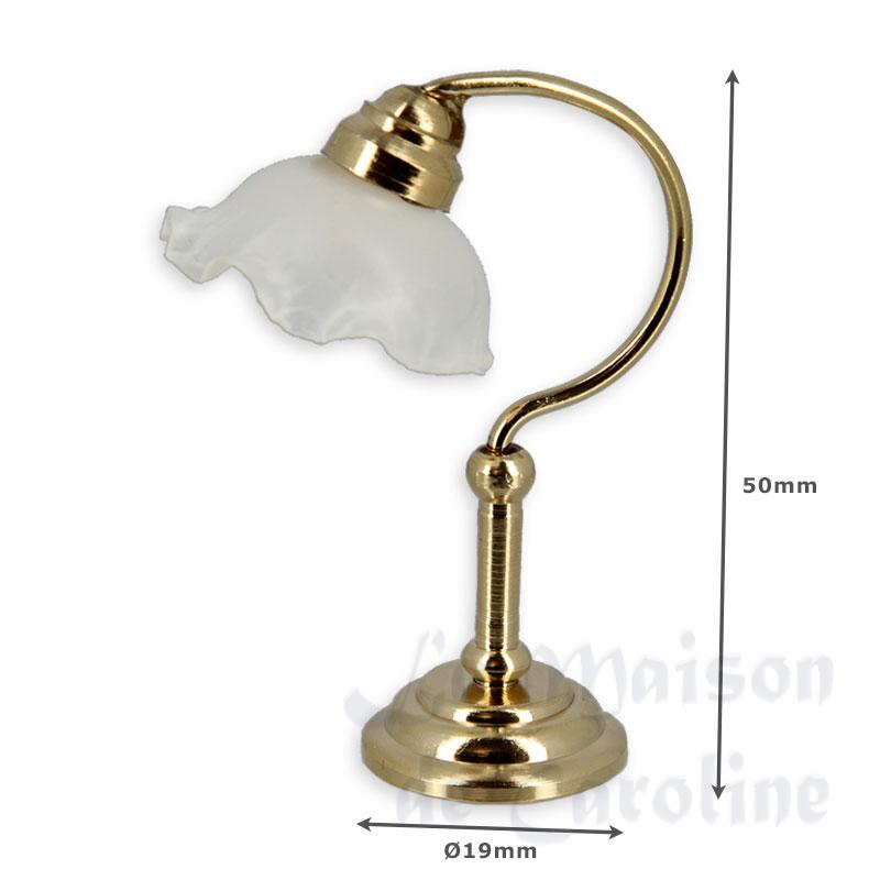 brass table lamp miniature 1:12 Bilder 1
