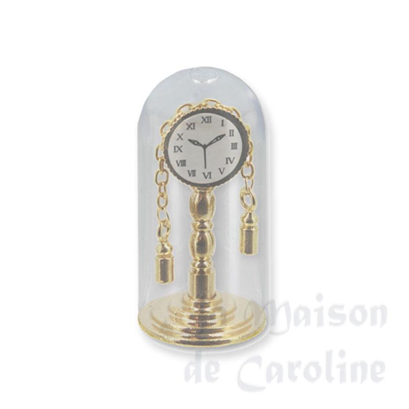 brass dome clock miniature 1:12 Bilder 1