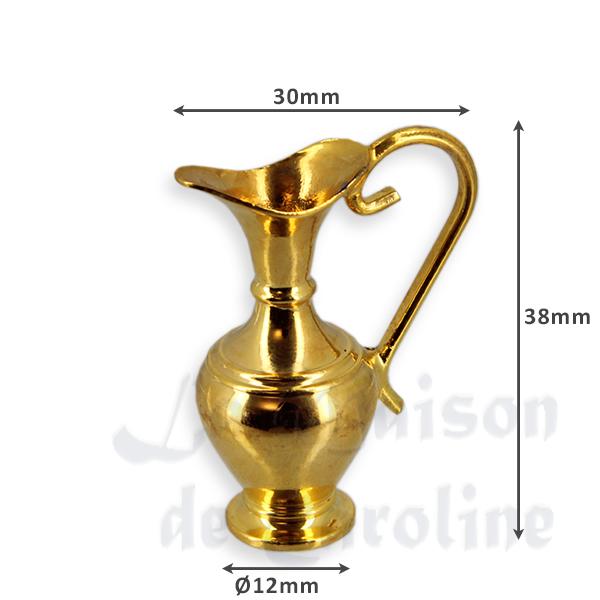 brass vase Miniature 1:12 photo 2