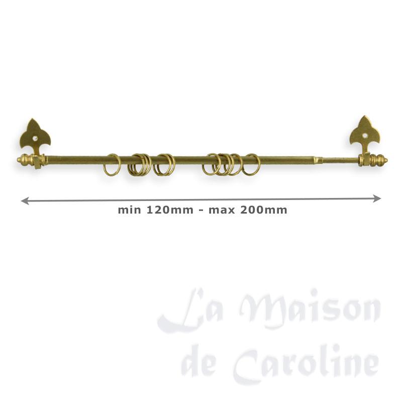 brass curtain holder miniature 1:12 Bilder 1