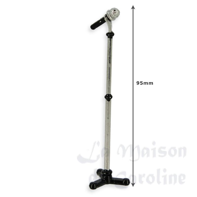 microphone with stand miniature 1:12 Bilder 1