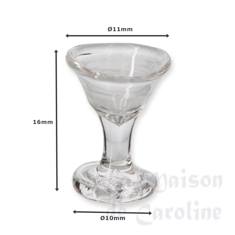 champagne glass miniature 1:12 Bilder 1
