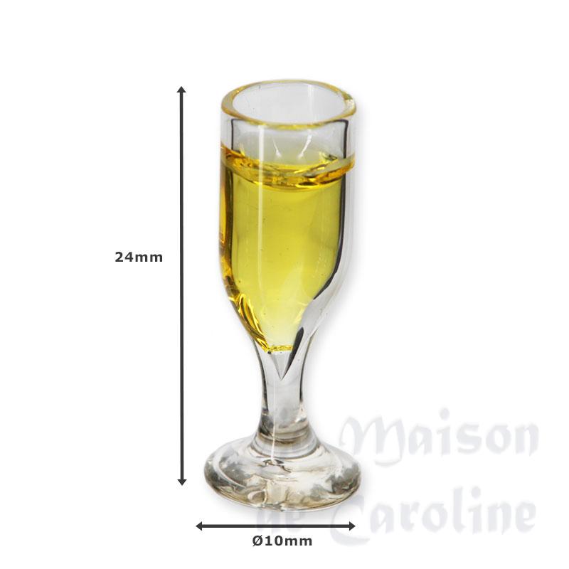 set of 2 glass of champagne miniature 1:12 Bilder 1