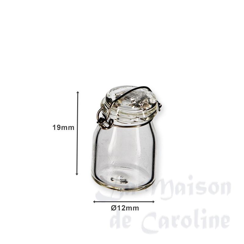 3 glass jars ass. miniature 1:12 Bilder 1