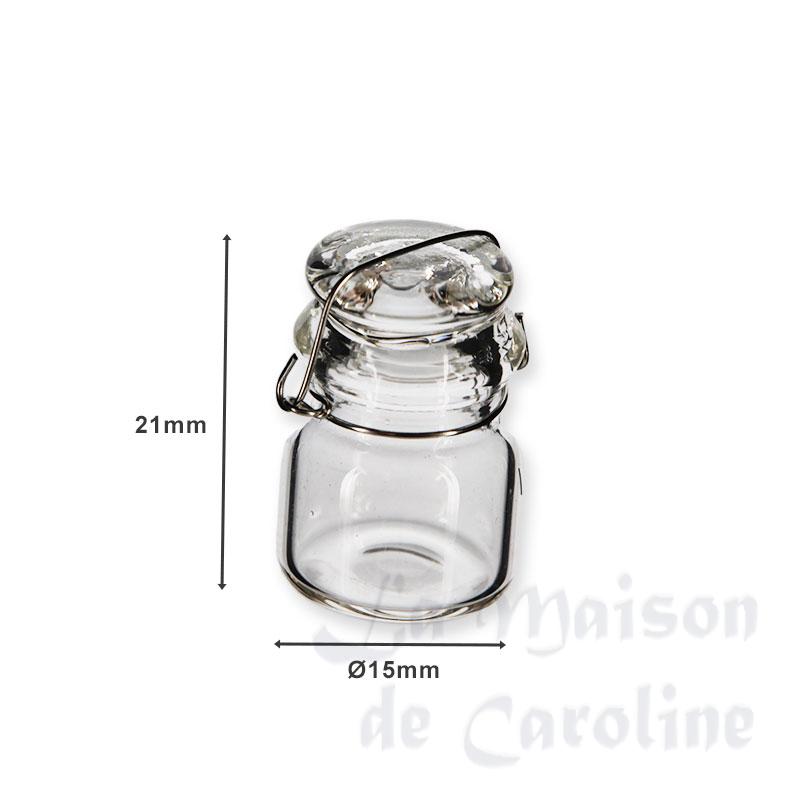 3 glass jars ass. miniature 1:12 Bilder 2