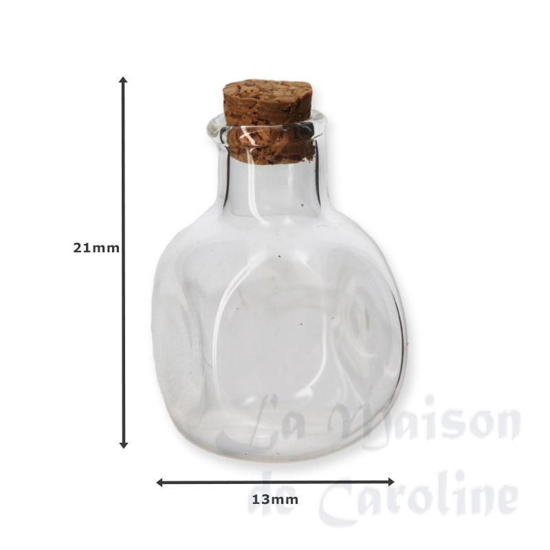 glass jar w/cork miniature 1:12 Bilder 1