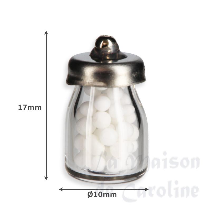cotton ball jar Miniature 1:12 photo 2 cotton ball jar Miniature 1:12 photo 2