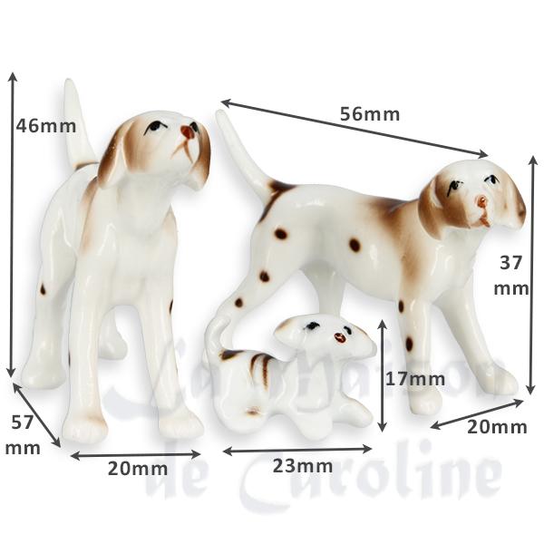 3 pc family bone china set: dogs 1:12 photo 2