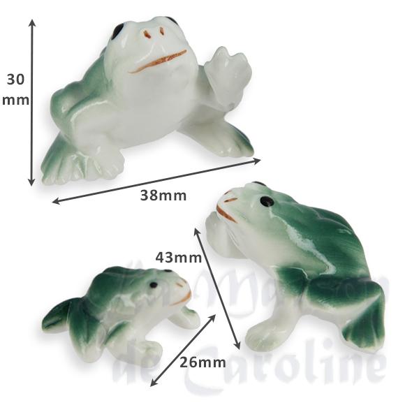 3 pc. family bone china set: frog 1:12 photo 2 3 pc. family bone china set: frog 1:12 photo 2