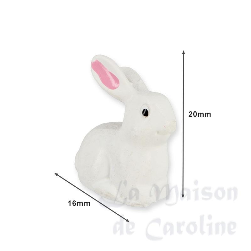 white rabbit miniature 1:12 Bilder 1