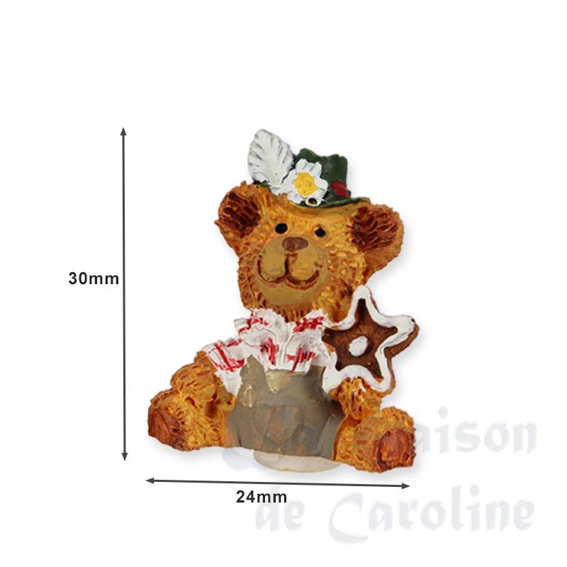 4 spring teddys miniature 1:12 Bilder 1