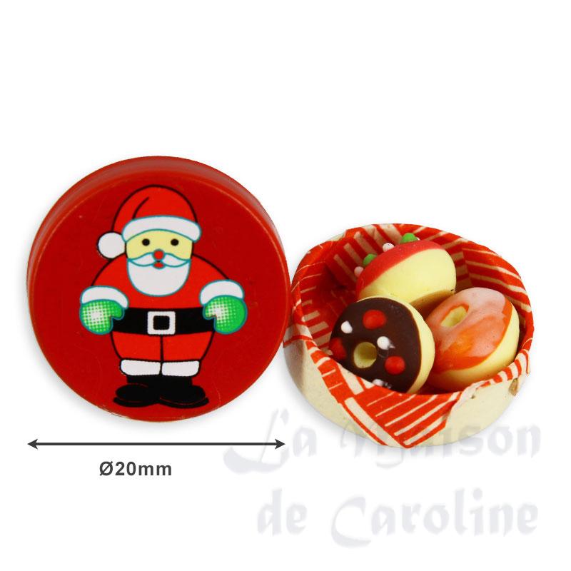 christmas donut box miniature 1:12 Bilder 1