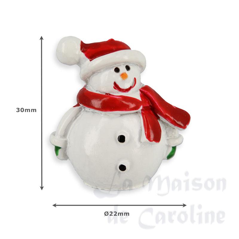 snowman 2.5cm miniature 1:12 Bilder 1