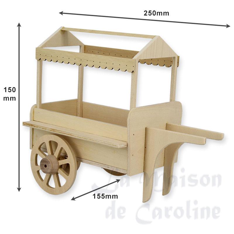 old cart (kit barewood) miniature 1:12 Bilder 1