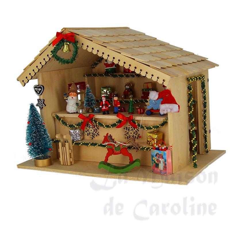 x'mas house brewood in kit miniature 1:12 Bilder 2