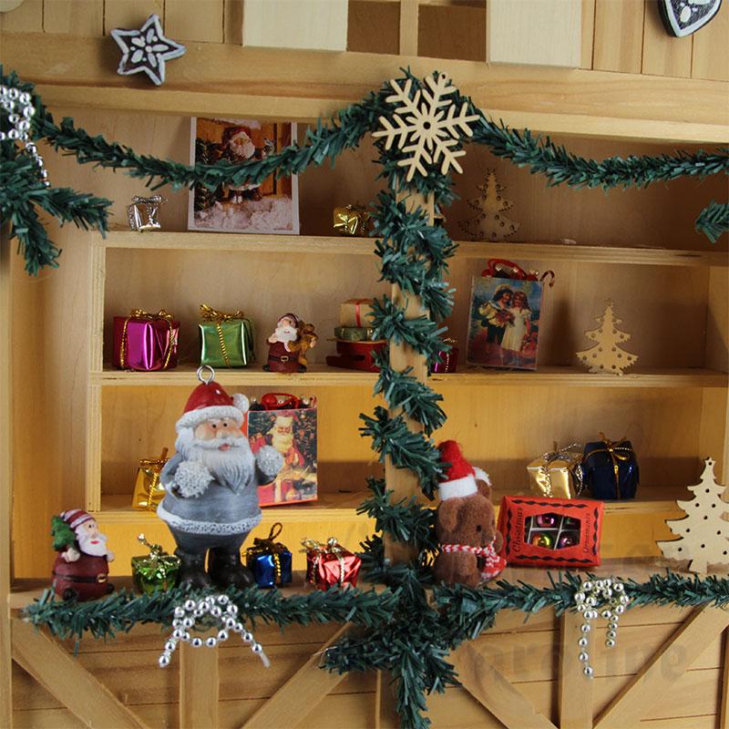 x'mas house barewood ( kit) miniature 1:12 Bilder 3