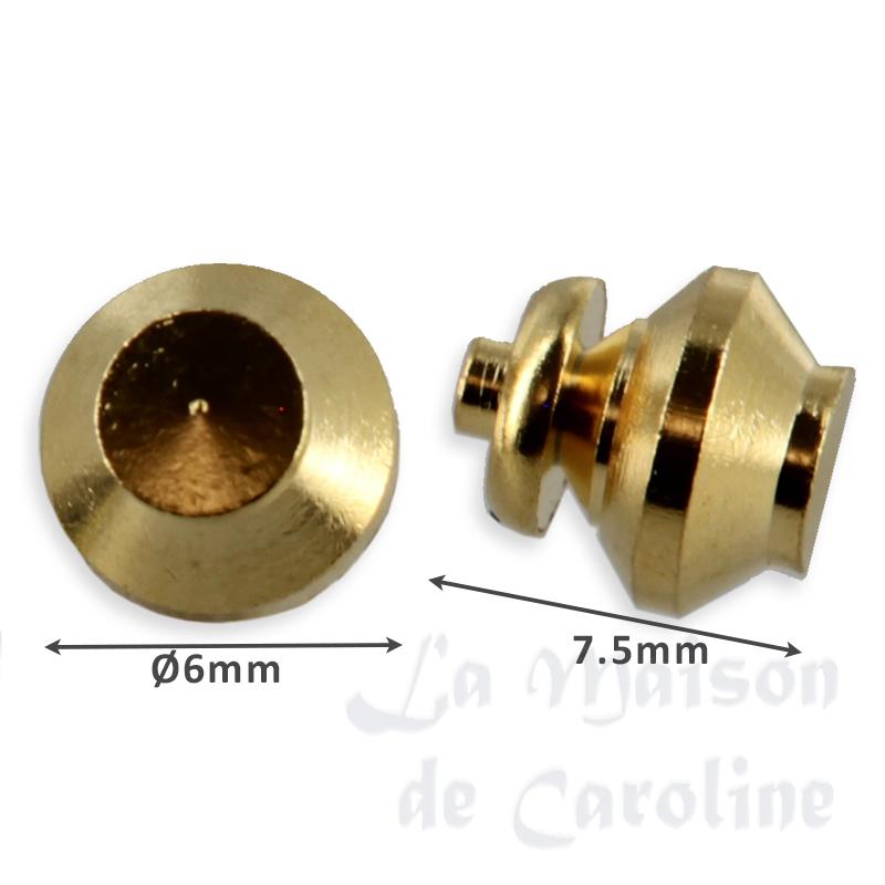 6 round knobs for dollhouses 1:12 photo 2 6 round knobs for dollhouses 1:12 photo 2