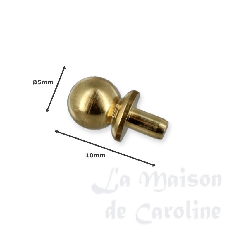 6 brass knobs miniature 1:12 Bilder 1