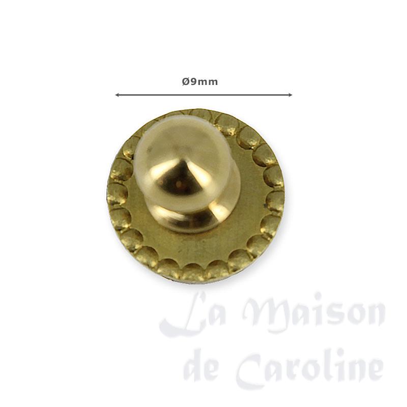 door knob with plate miniature 1:12 Bilder 1