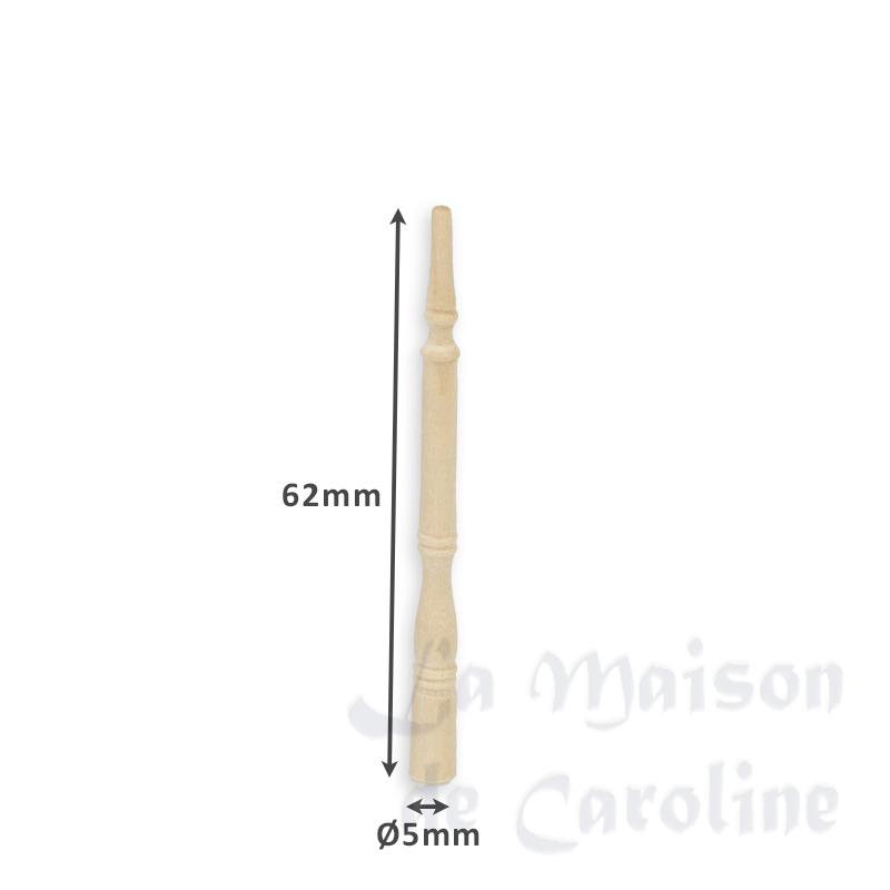 12 turned rail baluster for dollhouses 1:12 photo 2 12 turned rail baluster for dollhouses 1:12 photo 2