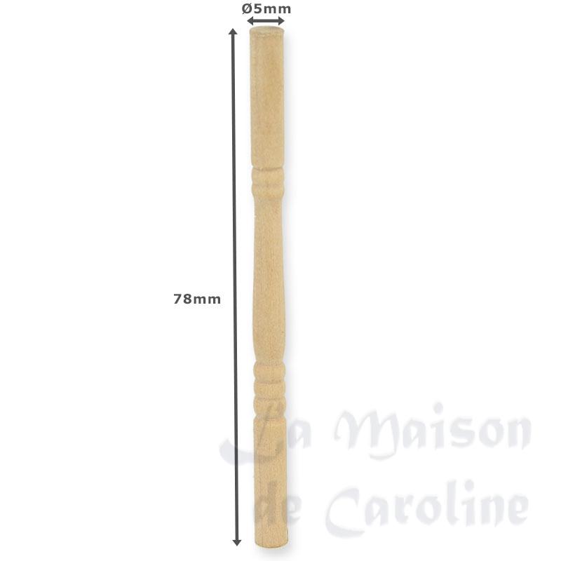 12 turned balusters 3 miniature 1:12 Bilder 1