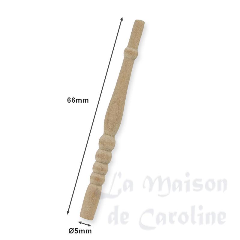 12 turned balusters miniature 1:12 Bilder 1