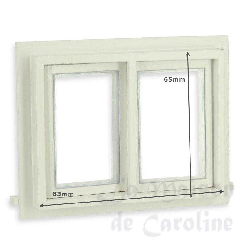 small working window white miniature 1:12 Bilder 2