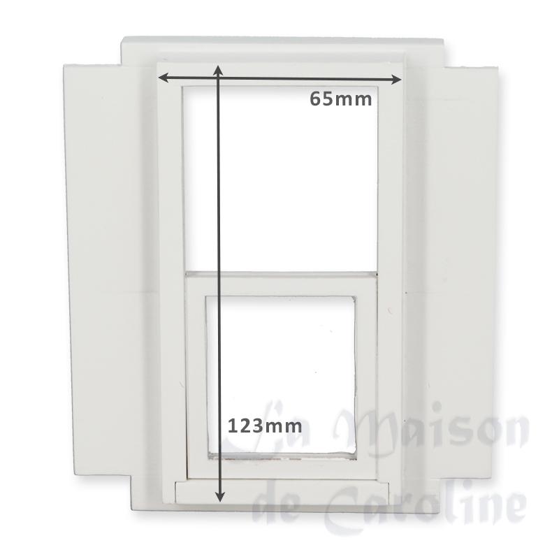 lpt louvered window white for dollhouses 1:12 photo 3