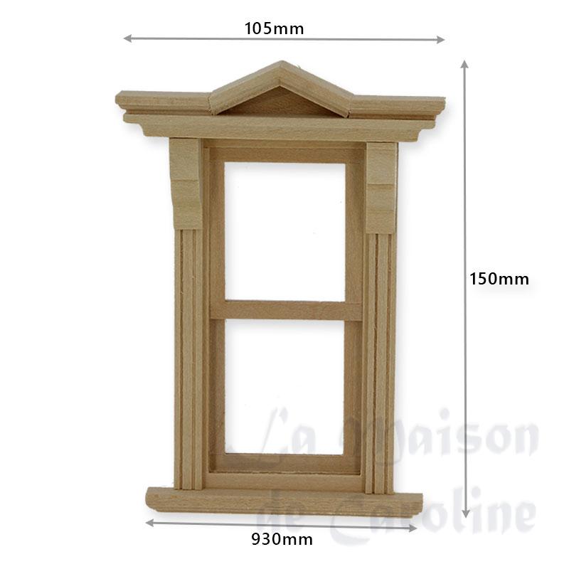 lpt victorian working window bare wood miniature 1:12 Bilder 1