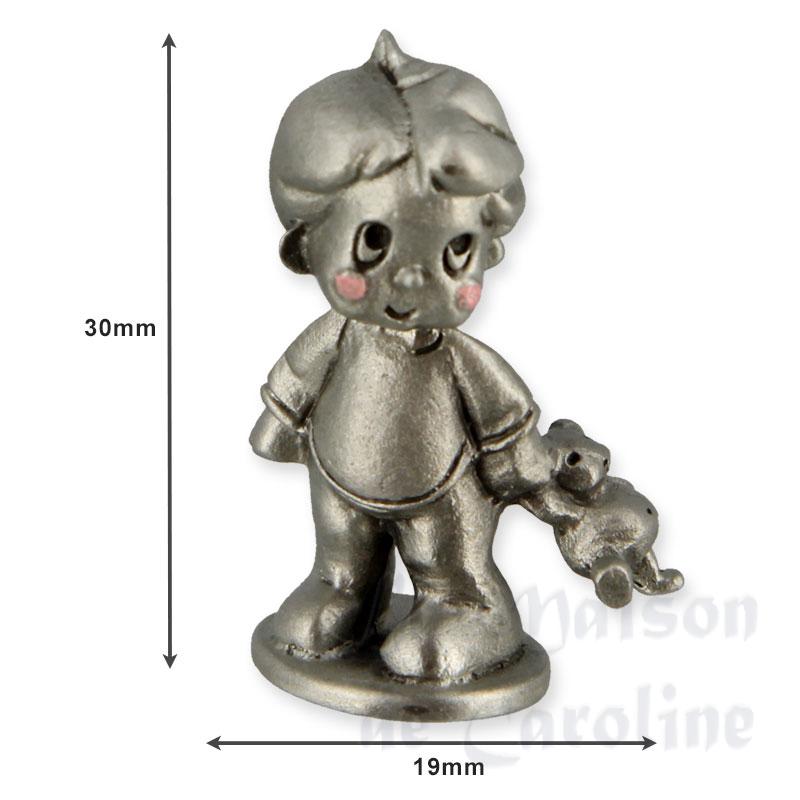 little boy, pewter miniature 1:12 Bilder 1