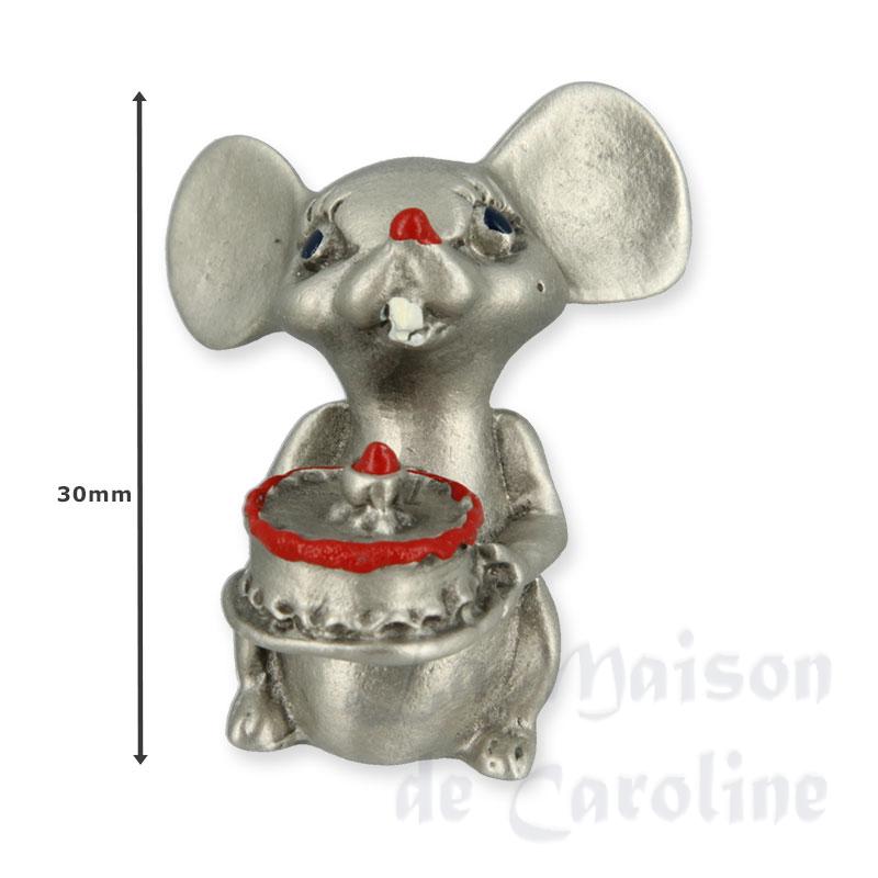 mouse, pewter miniature 1:12 Bilder 1