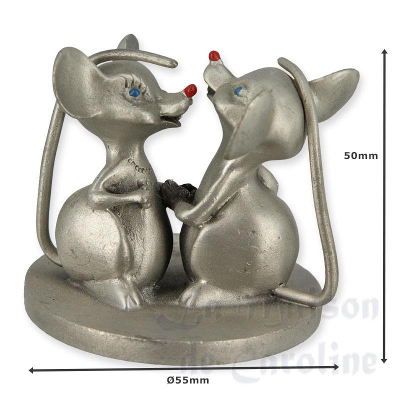 mouse, pewter miniature 1:12 Bilder 1