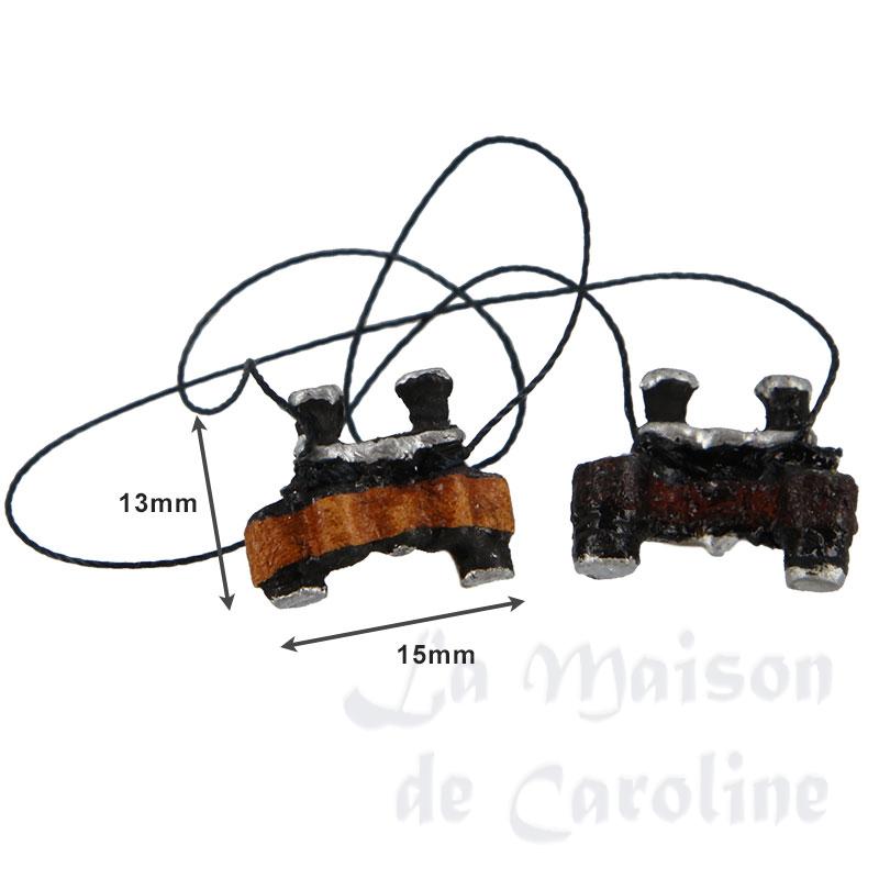 miniature: binoculars 1 pc miniature 1:12 Bilder 1