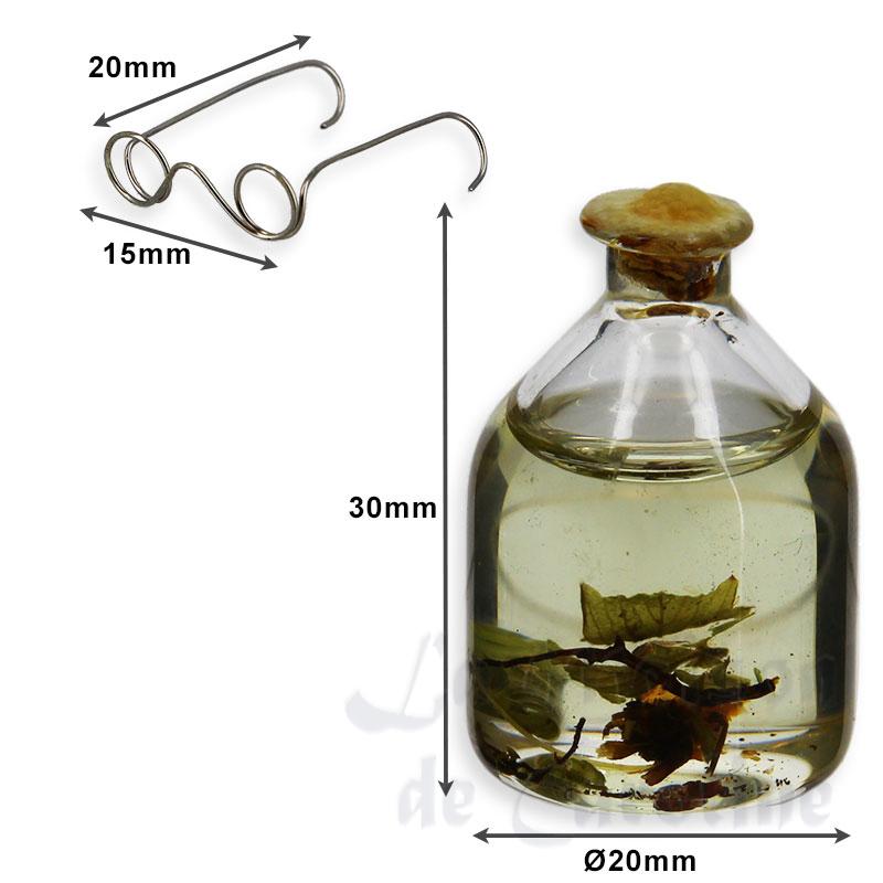 glass storage jar (traces of glue) + glasses miniature 1:12 Bilder 1