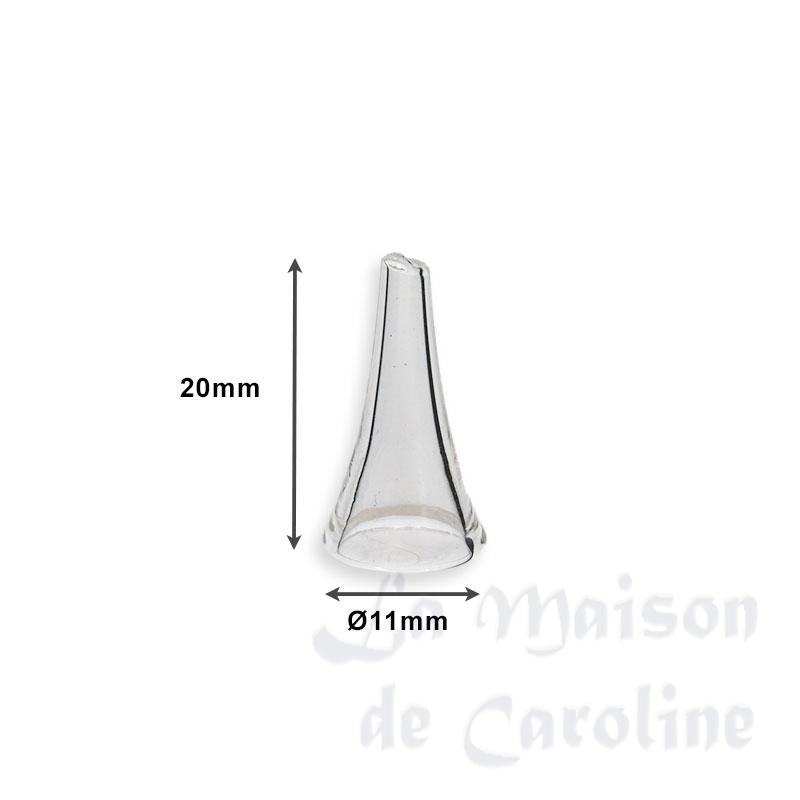 glass funnel h 2 cm miniature 1:12 Bilder 1