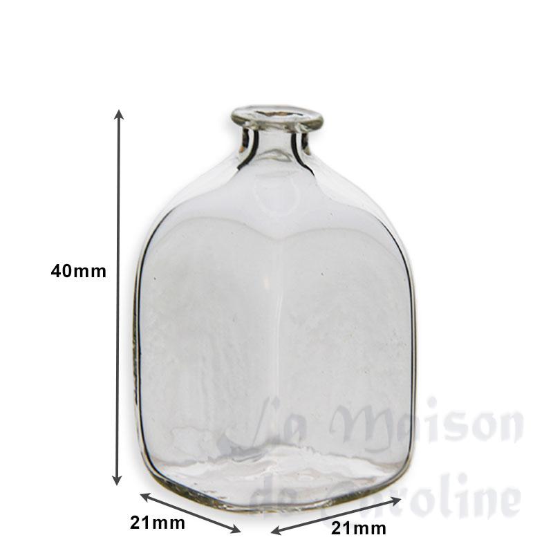 square glass jar miniature 1:12 Bilder 1