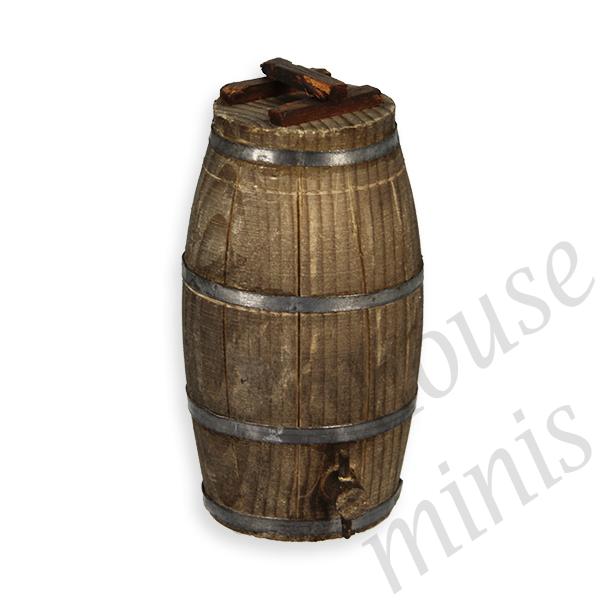 big barrel w/faucet Miniature 1:12