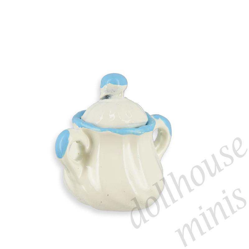 sugar can blue Miniature 1:12