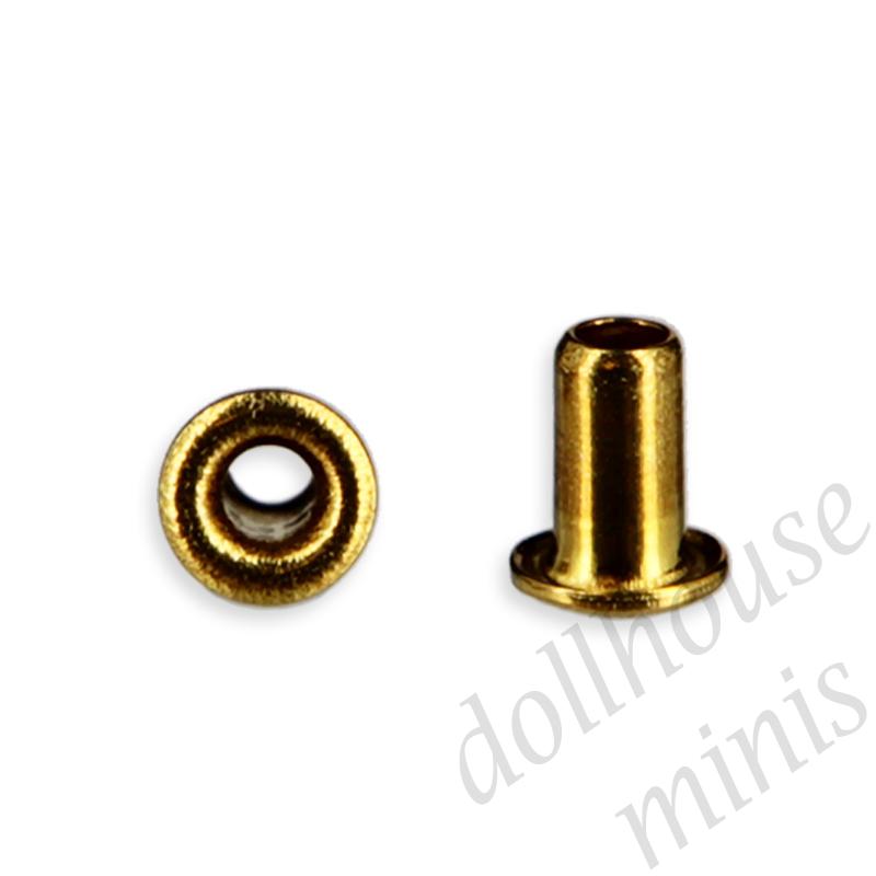 small hollow eyelets - 20pcs for dollhouses 1:12