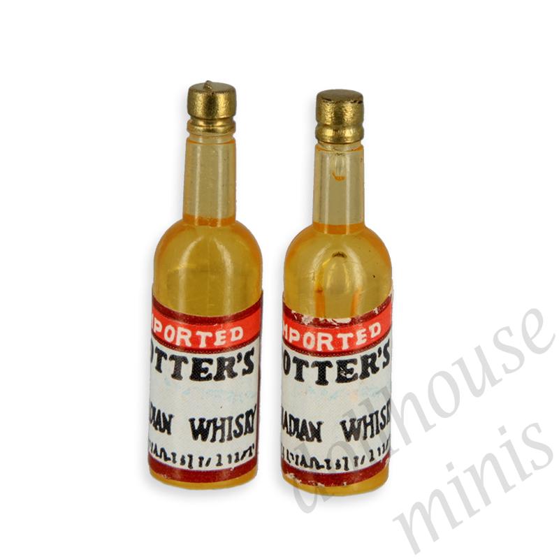 2 yellow bottles Miniature 1:12 2 yellow bottles Miniature 1:12