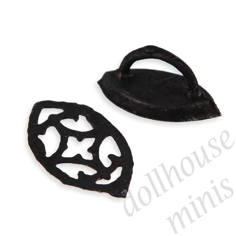 iron with stand - 1dz Miniature 1:12